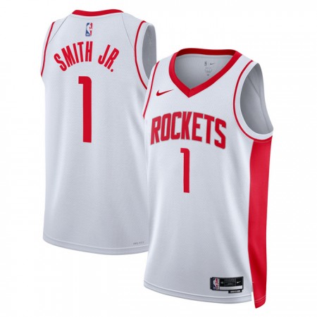 Dres Houston Rockets Jabari Smith JR 1 Nike 2022-23 Association Edition Bijela Swingman